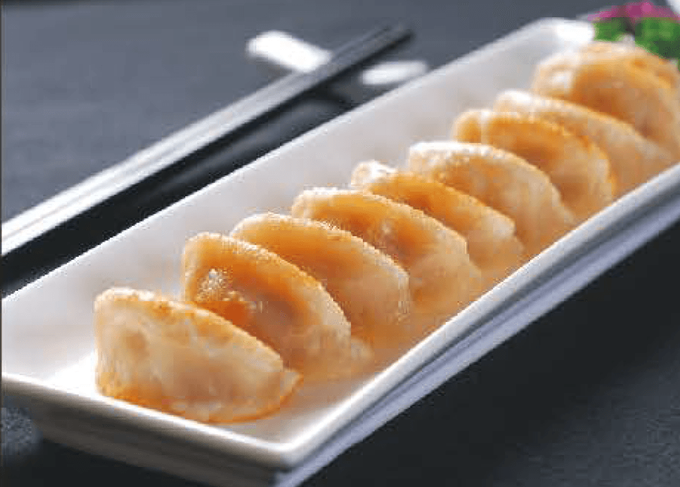 Pan Fried Chicken And Corn Dumpling