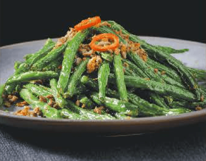 Stir-fried Green Beans With Pork Mince & Dried Shrimps