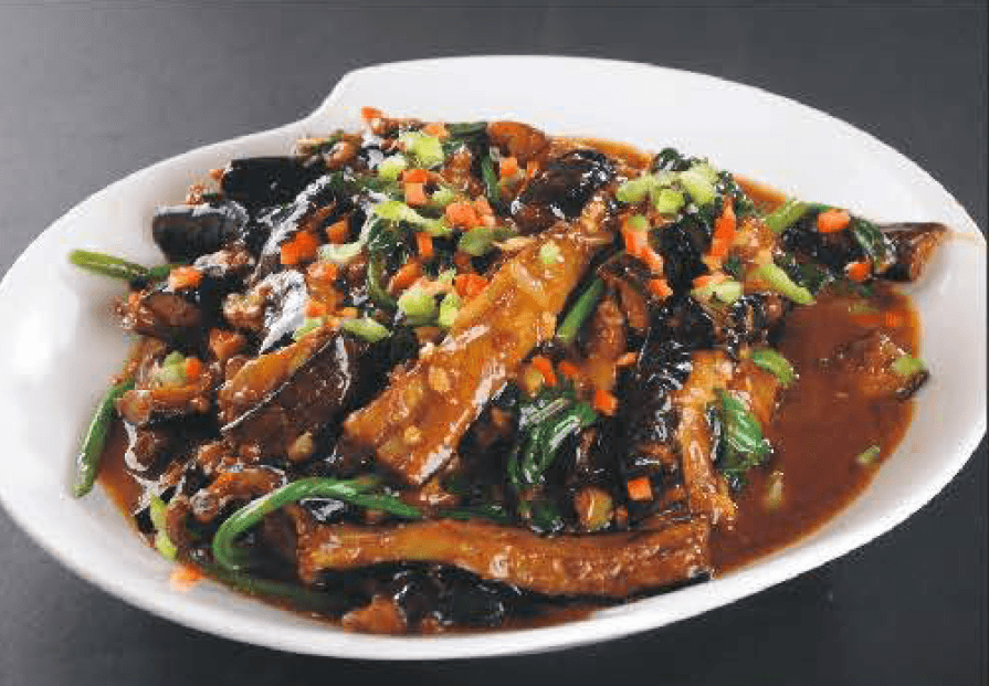 Braised Eggplant in Fragrant Garlic Sauce